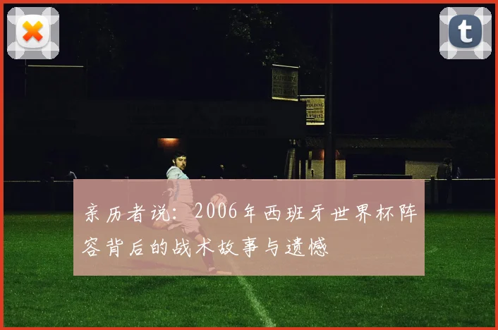 亲历者说:2006年西班牙世界杯阵容背后的战术故事与遗憾
